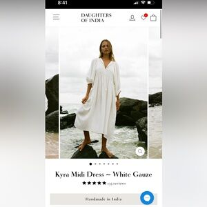 Daughters of India Kyra Gauze Midi